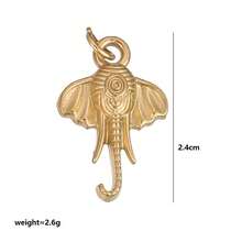 DIY Jewelry Accessories, Stainless Steel Material, Assorted Shapes Of Animals, Plants, Flowers, Stars, Moon, Unicorn, Elephant, Cactus, Tree