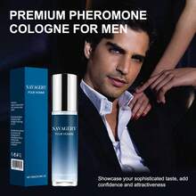 1pc Men's Pheromone Cologne Roll-On Fragrance, High Concentration Woody Scent, Long-Lasting, Suitable For Dating, Commuting, And Valentine's Day Gift - Dusty Blue - View 5