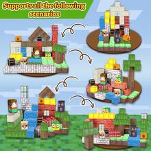 300 PCS Magnetic Blocks - Magnet Toys For Kids, Magnetic Building Blocks Cubes, Stacking Magnets, School STEM Toys Birthday Gifts For Boys And Girls Age 3+ Years Old - Multicolor - View 5