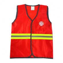 Kids Firefighter Costume Set - Realistic Firefighter Uniform Vest, Ideal For Halloween, Birthday, Christmas, Carnival Or Outdoor Play, Suitable For Boys And Girls - Multicolor - View 9