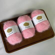 3 Batches Of 40g/Batch, Hand Knitting [3115] Long Fiber Knitting Yarn, For Handmade Hats, Scarves, Blankets And Other Products, Soft Texture, No Shedding, Easy To Knit, Each Batch Length Approx. 360m±392 Yards. - Multicolor - View 19