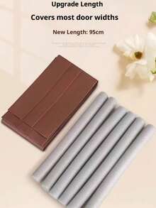 Leather Door Bottom Sealing Strip, Anti-Collision Strip, Dust-Proof, Wind-Proof, Heat-Insulating, Soundproof, Washable Door Bottom Sealing Strip