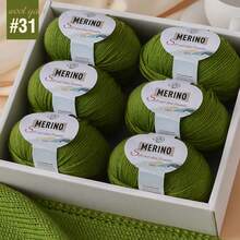 42 Colors, 6pcs/Set Soft Bamboo Fiber Yarn - 300g, Breathable & Comfortable, Suitable For Crocheting, Knitting T-Shirts, Shawls, Scarves, Sweaters, Jackets, Hats, Cardigans And Accessories, Suitable For Spring, Summer, Autumn. Essential For Handmade | Soft & Smooth Yarn | Multiple Color Combinations Available