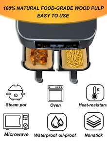 500 miếng giấy lót dùng một lần cho nồi chiên không dầu, giấy lót rổ chiên không dầu, cốc giấy nướng, khay nướng, phụ kiện lò nướng, dụng cụ làm bánh, đồ dùng nhà bếp, đồ dùng nhà bếp, quà tặng ngày Valentine, quà tặng năm mới - Nhiều màu - Xem 9