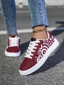 Women's Sneakers, Casual Sports Sneakers For Men, Breathable Versatile Skateboard Shoes, Women's Athletic Shoes, Graffiti Uppers, Size 36-45