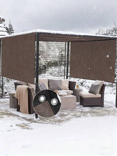 Thickened Snow Net In Winter, High-Strength Tear-Resistant Snow Cover With Metal Grommets - Durable And Hail-Proof, Low-Temperature Resistant, High Load-Bearing, Easy To Install To Protect Courtyard Terraces, Garage Passages, Garden Plants And Pet Roofs, And Effectively Prevent Snow Accumulation (Not Fully Enclosed Structure).