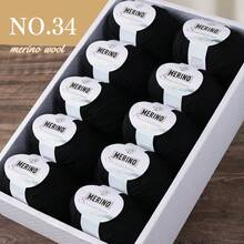 10件/套柔软竹纤维纱线 - 500克，透气舒适，适用于钩编、针织T恤、披肩、围巾、毛衣、夹克、帽子、开衫和配饰，适合春夏秋三季。手工必备 | 柔软顺滑的纱线 | 多种颜色组合可选 - 羊毛10團 - 查看 29