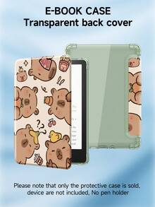 Ayotu Capybara Tablet Protective Case Compatible With IPad, IPad 9th/8th/7th Gen 10.2", New IPad 10th Gen, With Auto Wake/Sleep Function, Four-Corner Drop Protection, Dedicated Pencil Slot To Prevent Loss, Creative Gift For Birthday, Wedding, Holiday - Multicolor - View 8