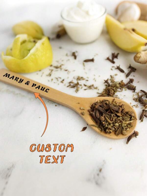 Personalized Laser-Etched Names, Blessings, Never Fading, Tangmu Spoon, Tasting Spoon, DIY Spoon Gifts, Hostess Gifts, Wedding Spoon Gifts, Party Favor Spoons, Christmas Gifts.