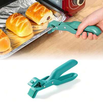 1pc Multi-Functional Silicone Kitchen Trivet - Heat Resistant Tray And Bowl Lifting Clamp