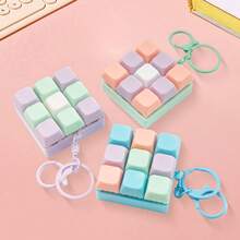 Đồ chơi giảm căng thẳng hình khối bàn phím mini có thể dùng làm móc khóa - Đồ chơi cảm giác mềm mại và nhiều màu sắc, giảm lo âu, đồ chơi giảm căng thẳng dễ thương cho thanh thiếu niên, đồ chơi giảm căng thẳng di động và trang trí túi xách, hoàn hảo làm quà tặng Giáng sinh, đồ dùng học tập, trở lại trường học - Nhiều màu - Xem 5