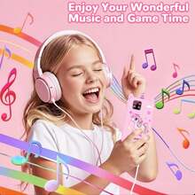 2.8-Inch Touch Screen Kids Smart Phone Toy, Suitable For 3-12 Years Old Girls As Christmas, Birthday, Christmas, Party, Back To School, Thanksgiving, Halloween, Educational Gifts, With Dual Cameras - Multicolor - View 3