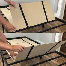 DMI Foldable Box Spring Bunkie Board For Twin Size Bed Brown Provides Strong Support And Streamlined Design With Minimal Bed Height Ideal For Space-Saving Solutions In Dorm Rooms Guest Bedrooms Or Small Apartments Assembly Required - Brown - View 3