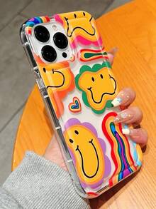 Fashionable Personalized Air Cushion Transparent TPU Shockproof Protective Case Compatible With Apple And Phones, Suitable As Birthday And Christmas Gifts For Couples, Women, Daughters, Boyfriends, Girlfriends, And Teenage Girls - Clear - View 2