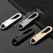 4 Removable Replacement Zippers, Quick Repair, Easy Replacement Of Clothing Zipper Pieces, Repair Kit Zipper Head Replacement Slider, Convenient Replacement Of Luggage, Coats, Clothing, Shoe Buckle Accessories - Multicolor - View 6