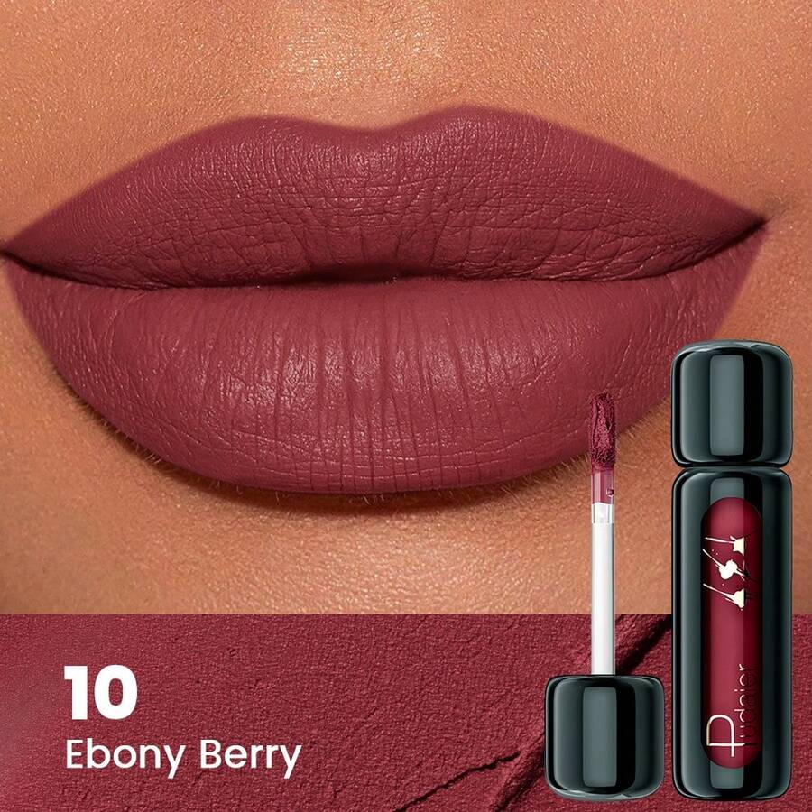 Pudaier 防水唇慕斯 - 防晕染、不粘腻、防杯托、持久、易涂抹、哑光唇釉