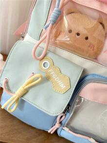 Elegant Backpack With Large Capacity For Girls, Cute Double Shoulder Bag For Middle And High School Students, Perfect For Students In Grades 3 To 6. Class - 1 - 查看 8