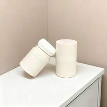 1个空粉盒，粉状涂层，独立包装，可填充，迷你DIY化妆粉盒，腮红/定妆粉容器