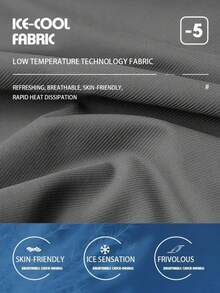 Men's Summer Training Fitness Pants, Drawstring Waist, Zipper Pockets, Comfortable Breathable Fabric, High Elasticity, Casual Sports Men's Cropped Pants - Grey - View 3