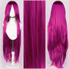 YEWELL 40-Inch Wig, Available In Gold, Red, Pink, Black, White, Gray, Ginger, Extra Long Straight With Bangs, Suitable For Women, Made Of Heat-Resistant Synthetic Fiber, Ombre Wig, Cosplay Wig, Colorful Wig For Party, Halloween, Christmas, Alipearl Wig, Affordable Wig