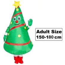 Christmas Costume 2025 New Christmas Dress-Up Costumes, Funny Festival Performance Costumes, Props, Christmas Tree, Snowman, Penguin, Santa Claus Inflatable Suit - Multicolor - View 8