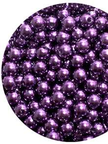 10mm ABS Pearl With Through Hole 125 Units - Crafts - 紫色 - 查看 3