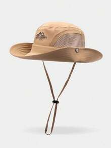 1 pieza Sombrero unisex de protección solar transpirable, diseño de sombrero de cubo con ala ajustable, adecuado para senderismo, pesca y actividades al aire libre - Multicolor - Ver 10