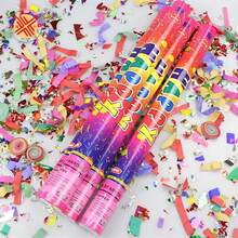 5pz Pistola de Confeti para Fiestas Reutilizable con 5 Colores Brillantes Material Ecológico  para Celebración de Cumpleaños Bodas Eventos Especiales Decoración de Fiestas Fácil de Usar - Multicolor - Ver 6