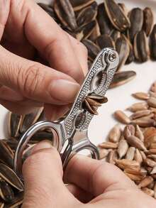 多功能锌合金瓜子西瓜籽剥壳器，懒人剥西瓜籽和松子，瓜子剥壳器，松子剥壳器，多功能水果剥壳器，瓜子钳，葵花籽，松子剥壳工具，懒人剥壳器，网红三口瓜子钳，瓜子剥壳神器，葵花籽懒人剥壳器，西瓜籽剥壳器 - 彩色 - 查看 5