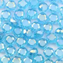 8毫米渐变色釉珠，多面轮状，表面光亮；在不同光线下呈现不同色调，适合手工DIY制作手链、项链、耳环和其他珠宝，可通过色彩组合打造个性化手工作品。 - 8mm輪胎形DIY散珠 - 查看 9