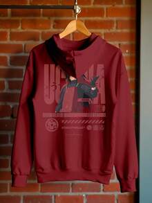 Moletom Street Narutinho Madara Uchiha Unissex ref4019 - bordô - Visão 5