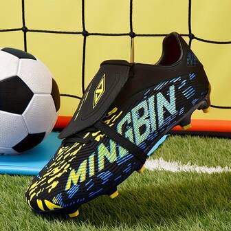 1 双男女通用足球鞋，低帮户外软地钉鞋，适合比赛和训练，系带，防滑，耐用的 AG/FG 钉鞋，轻便，高性能，防滑设计，校园足球鞋，专业运动鞋，五人制足球鞋，厂家直销，多种颜色可选