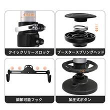 自転車スタンド 収納ラック サイクルスタンド ディスプレイスタンド バイクタワー 頑丈 転倒防止スタンド 防錆 耐腐食性 高さ調整 家具 収納 玄関収納 - ライトグレー - チェックする 6