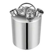 Beer Keg Mash Tank Kettle Home Brew Beer Cleaning Keg - Silver - View 4