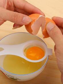 1 pièce Séparateur de jaune d'œuf, Séparateur de blanc d'œuf, Séparateur d'œuf en plastique, Diviseur d'œuf de cuisine, Séparateur d'œuf domestique, Ustensile de cuisine, Fourniture scolaire