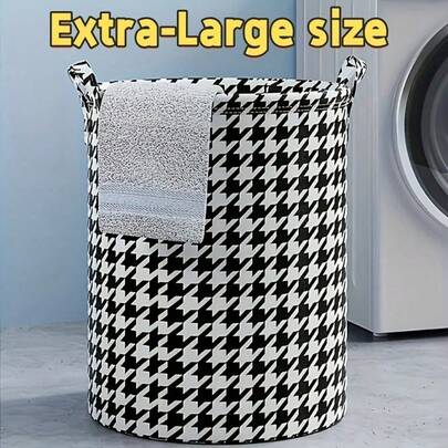 1PC Large Foldable Storage Basket For Home Organization And Travel - Premium Laundry Hamper And Clothes Storage Bin For Underwear, Quilt, Towels, Bathroom, Living Room, Bedroom, Dorm, Moving, Carry-On - Portable, Space-Saving, Collapsible, Durable, Lightweight, Easy To Clean Organizer For Dorm, Apartment, Studio, Travel And Everyday Use