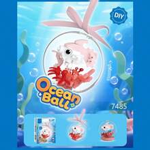 9-In-1 Cute Micro Particle Ocean Ball Building Blocks Set, Includes Gift Box, Educational Toy, Desktop Decor, Perfect For Birthday, New Year, Christmas Gifts - Multicolor - View 13