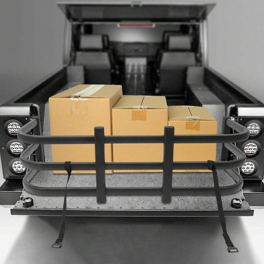 Universal Truck Bed Extender 140-173 Cm Retractable Truck Bed Extender 180° Flip - 1Black - View 1