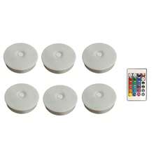 1/3/6Pcs LED Color Cabinet Light Strip With Remote Control, RGB LED Night Light, Rechargeable Magnetic Wall Light Multiple Lighting Modes, Timer Function, Battery-Powered (No Plug Required) Ideal For Wardrobe, Hallway, Display Cabinet, Or Game Room Ambient Lighting - Multi-color light - View 11