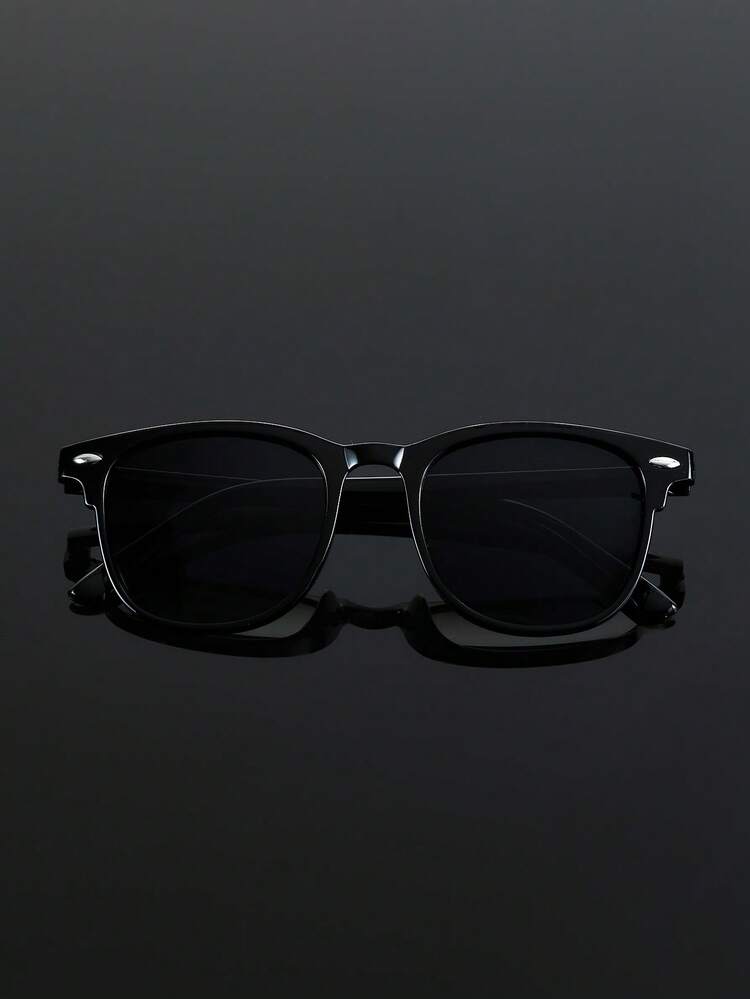 1개 플라스틱 기하학적 블랙 빈티지 의상 남성 섬세한 남성 패션 안경 스트리트 사진 열대 해변 휴가 야외 캐주얼 활동 여름 주말 의상 액세서리 - 멀티컬러 - 보기 4