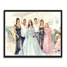 Presente personalizado com efeito aquarela para seu animal de estimação e dono | Retrato memorial para animais de estimação | Retrato personalizado de cachorro em aquarela | Retrato personalizado de cachorro | Pintura personalizada de cachorro, Retrato personalizado de gato, Retrato personalizado, Foto de família personalizada, Foto de casal personalizada, Foto de membro da família personalizada, Foto de amigo personalizada, Presente personalizado (tela sem moldura), Orientação horizontal e vertical, Calendário de feriados - Multicolorido - Ver 8