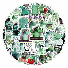52PCS Funny Lizard Meme Cartoon Graffiti Creative Stickers DIY Laptop Refrigerator Luggage Phone Case Water Cup Decoration Stickers Toy - Multicolor - View 2