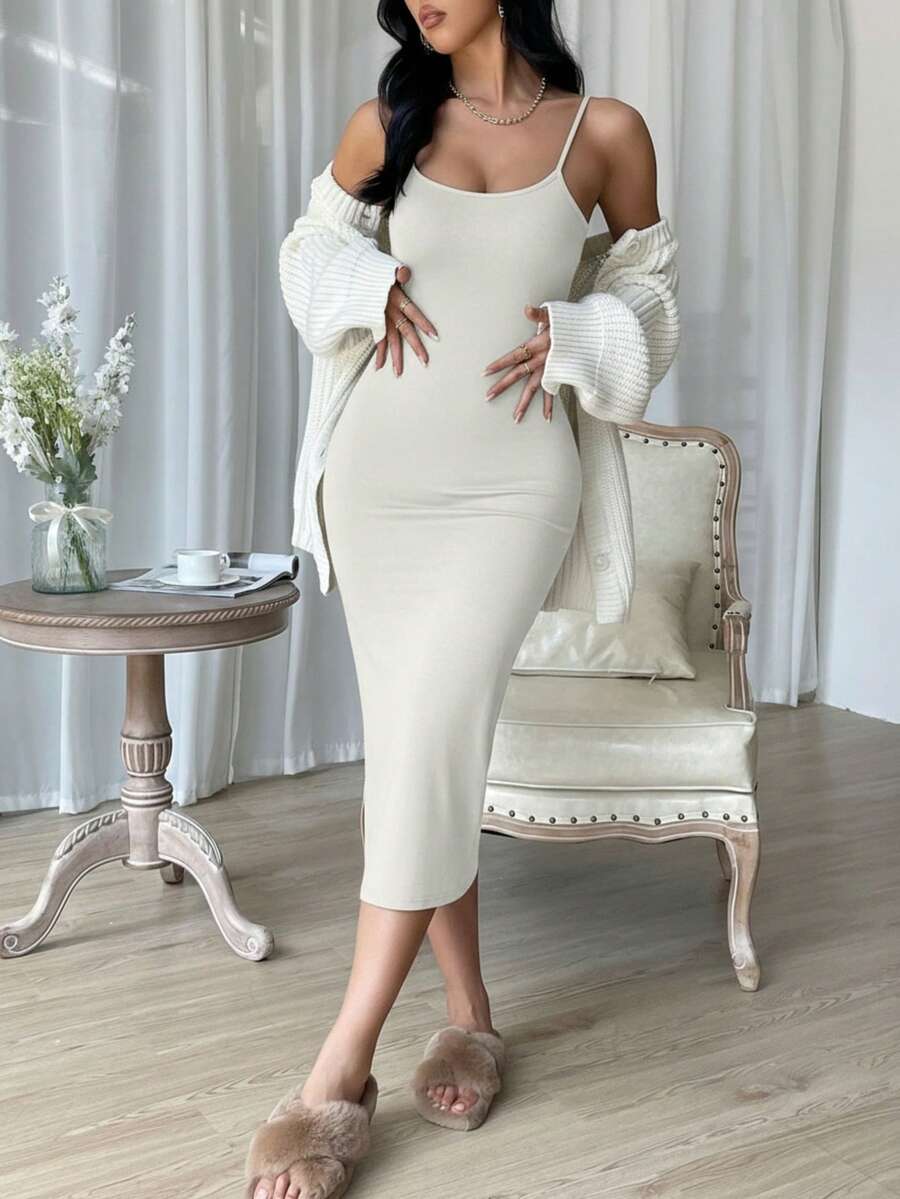 Women Long Dresses - White - View 1