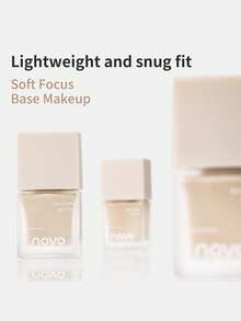NOVO 持久控油粉底液，不脱妆。遮瑕、平滑、提亮肤色，打造自然水润妆效。适合所有肤质。 - 02#自然白 - 查看 7