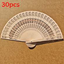 个性化手扇（1个/5个/10个/30个/50个），非常适合婚礼派对、定制字母、婚礼扇、伴娘扇和配套服装。