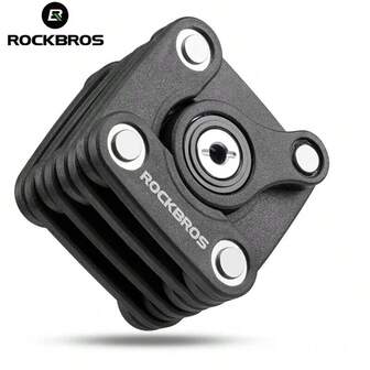 ROCKBROS 1pc Folding Bike Lock Keys,.2.3 FT Bicycle Compact Anti Theft Chian Locks