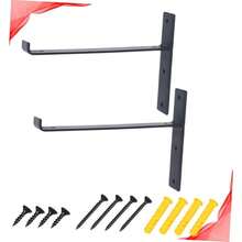 1 Juego Estante de Pared de Hierro Vintage Juego de Estantera para y Decoracin para Sala de y Estudio