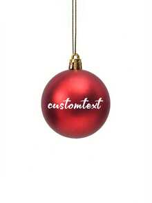 1-100个定制个性化亮面哑光圣诞球装饰品，可定制姓名的红色圣诞装饰品，雪花名字装饰品，定制圣诞礼物，姓氏圣诞装饰品。个性化“圣诞快乐”标牌，搭配节日装饰品，非常适合圣诞树装饰和独特的秘密圣诞老人礼物，圣诞装饰品，圣诞礼品用品。 - 彩色 - 查看 40