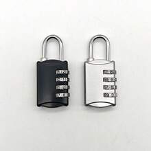 2pcs/3pcs/10pcs Small Metal 4-Digit Combination Padlocks, Keyless & Batteryless Security Travel Locks Suitable For School, Gym Lockers, Luggage, Employee Pouches - Multicolor - View 13