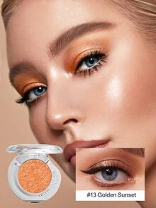 1 Color Pearl Eyeshadow Palette - Shimmery, Metallic Finish, Long-Lasting, Brightening, High-Shine Eyeshadow, Smooth Potato-Like Texture, Suitable For Women, Mothers, Wives, Sisters, Girls, Girlfriends - Shimmery Eyeshadow - 11瑪麗 - 查看 8
